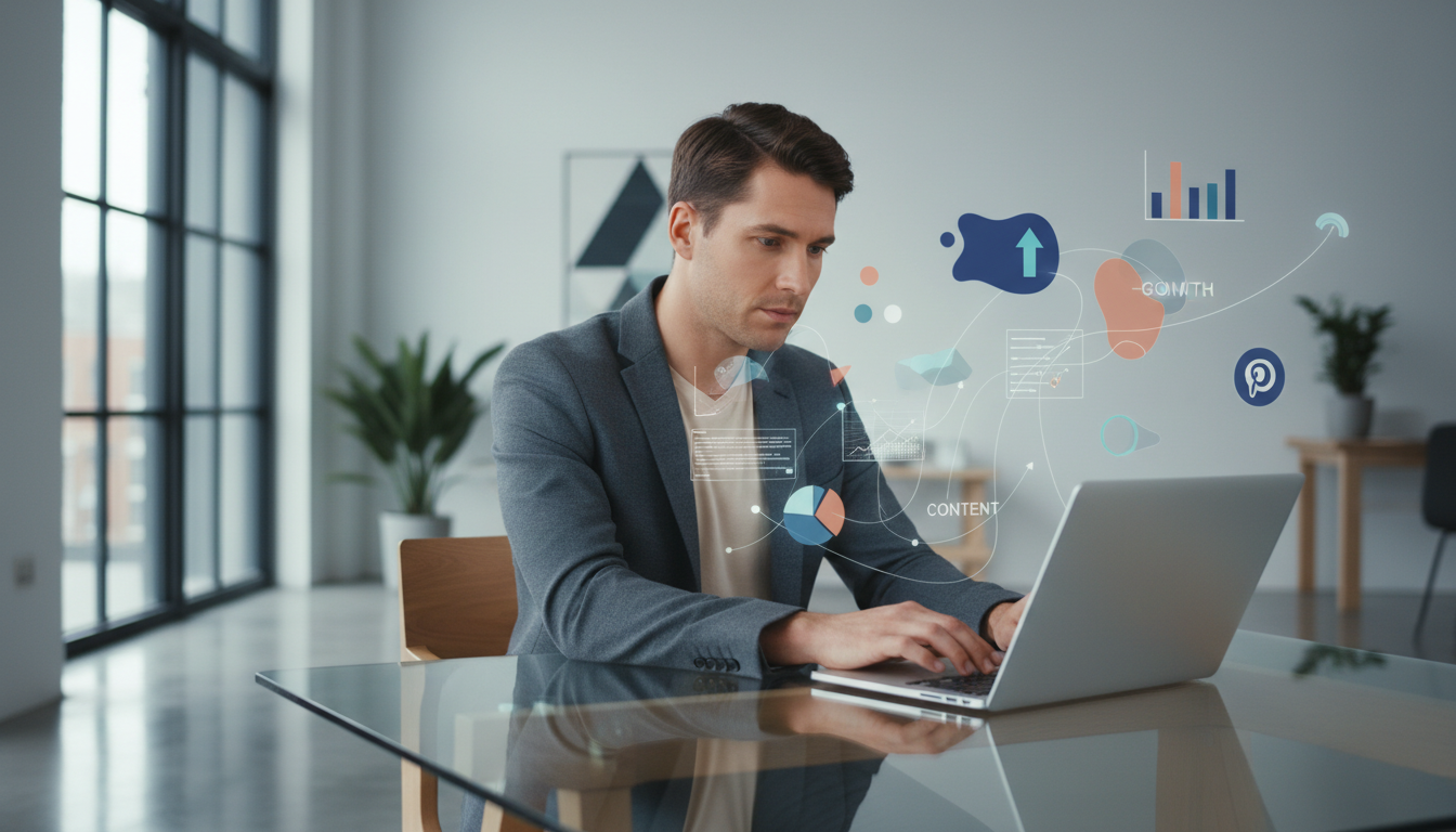 Pinterest marketing strategy for e-commerce, visualizing a comprehensive 30-day plan for online store growth and conversion copywriting success. PinPilot users will find this overview helpful for their marketing efforts.